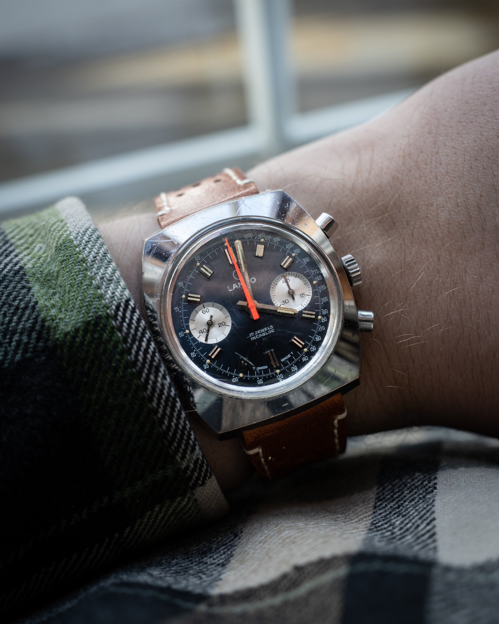 The Lanco mechanical chronograph.