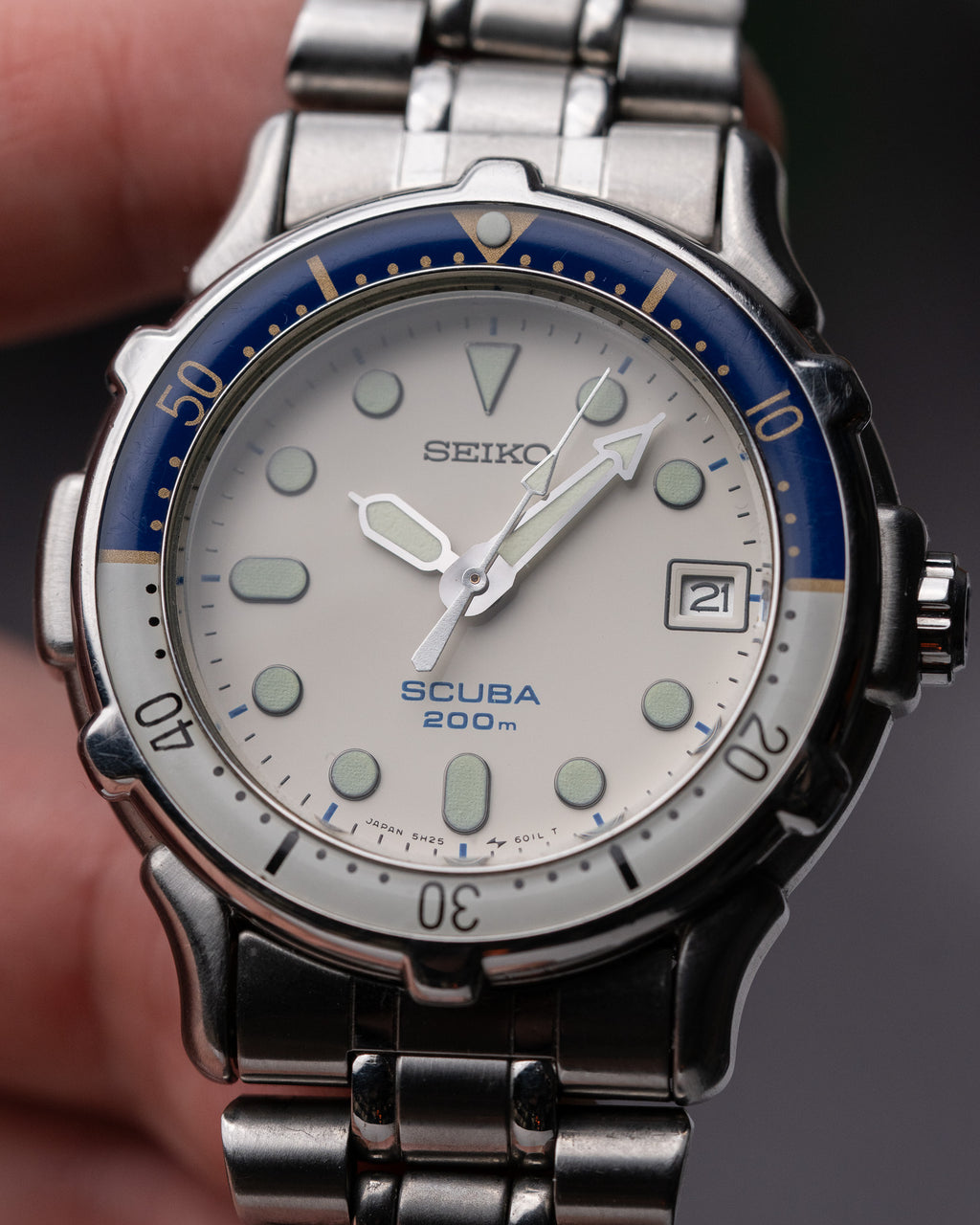 Seiko Scuba 5H25-6050 - Flott stand