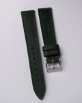Green leather strap
