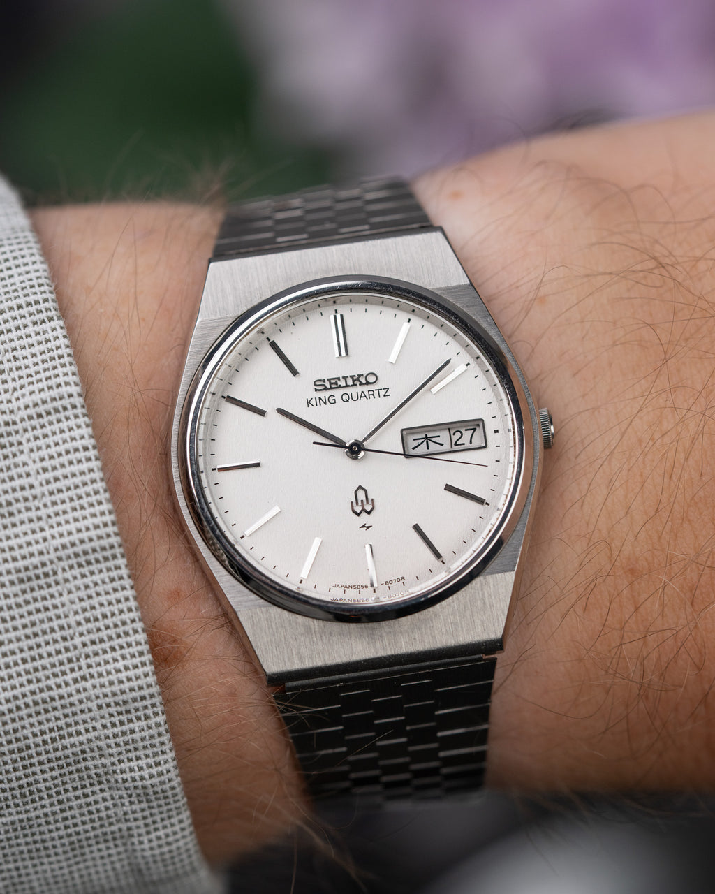 Seiko King Quartz 5856-8070, June 1978